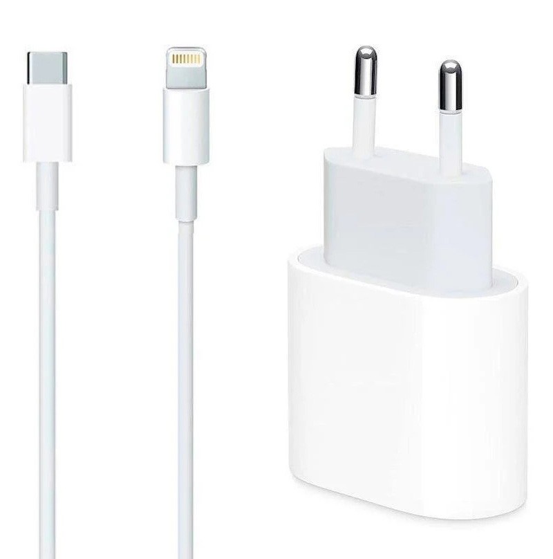Уценка СЗУ для Apple iPhone 20W Type-C Power Adapter (AA) + Cable Type-C to Lightning