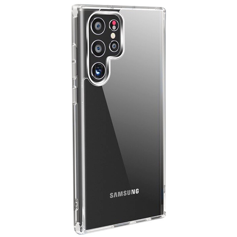 Чехол TPU+PC Clear 2.0 mm metal buttons для Samsung Galaxy S22 Ultra