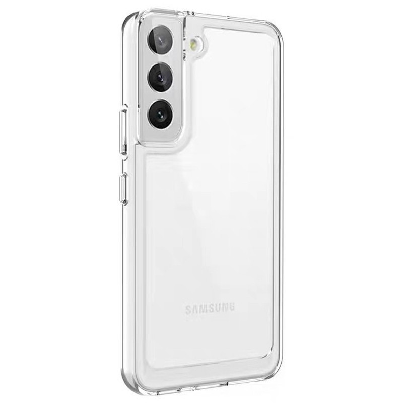 Чехол TPU+PC Clear 2.0 mm metal buttons для Samsung Galaxy S22