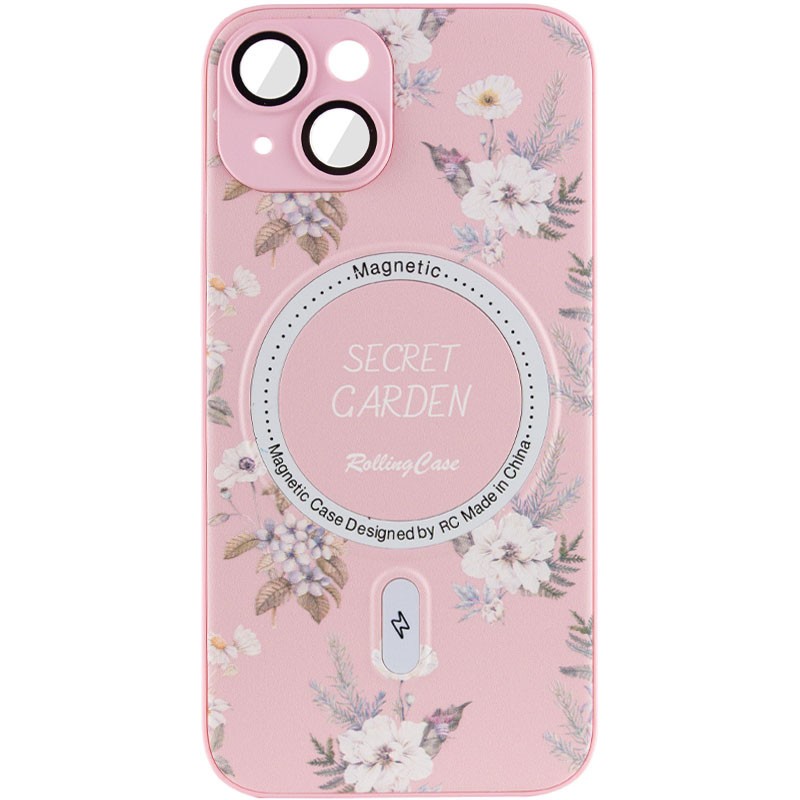 TPU+PC чехол Secret Garden with MagSafe для Apple iPhone 15 (6.1")