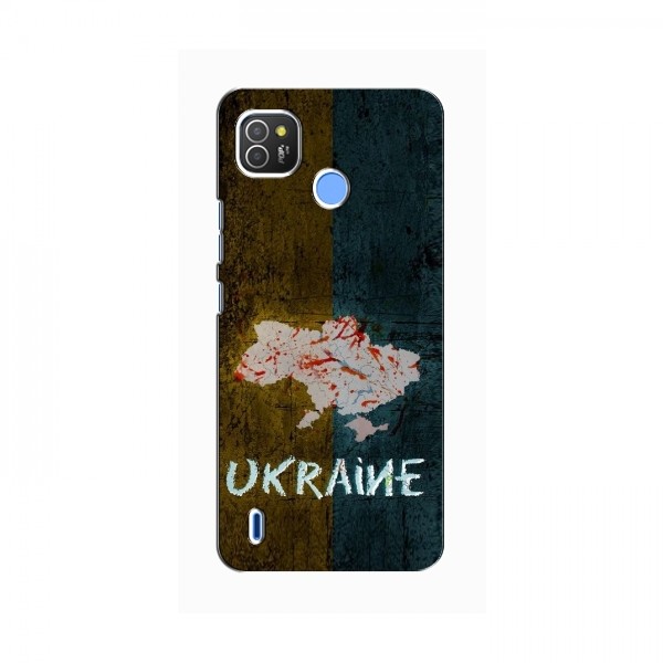 Украинские Чехлы для Техно Поп 4 ЛТЕ - с картинкой УПА (AlphaPrint)