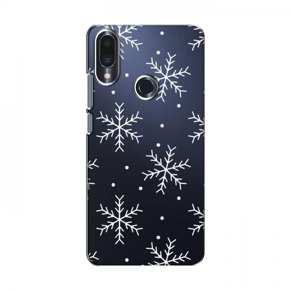 Зимние Чехлы для Meizu Note 9 - прозрачный фон