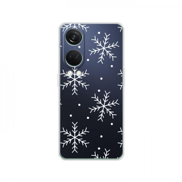 Зимние Чехлы для OnePlus Nord 4 - прозрачный фон
