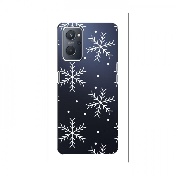 Зимние Чехлы для OnePlus Nord CE 2 Lite 5G - прозрачный фон