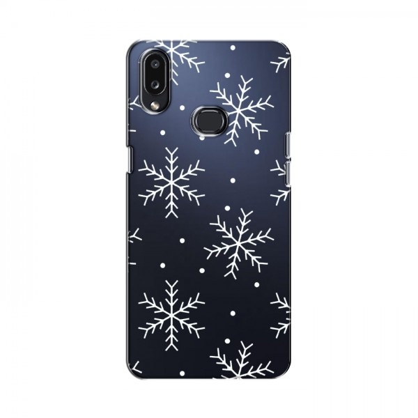 Зимние Чехлы для Samsung Galaxy A10s (A107) - прозрачный фон