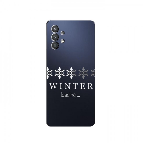 Зимние Чехлы для Samsung Galaxy A32 - прозрачный фон
