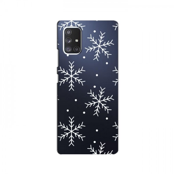 Зимние Чехлы для Samsung Galaxy A52 - прозрачный фон