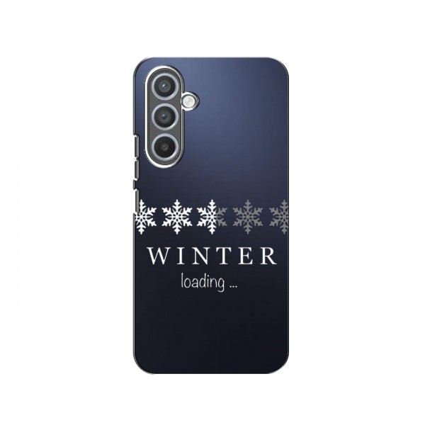 Зимние Чехлы для Samsung Galaxy M54 (5G) - прозрачный фон