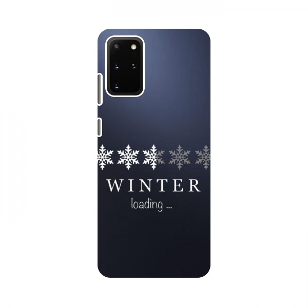 Зимние Чехлы для Samsung Galaxy S20 Plus - прозрачный фон