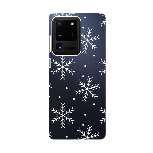 Зимние Чехлы для Samsung Galaxy S20 Ultra - прозрачный фон