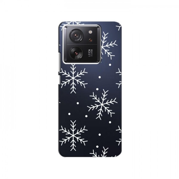 Зимние Чехлы для Xiaomi 13T - прозрачный фон
