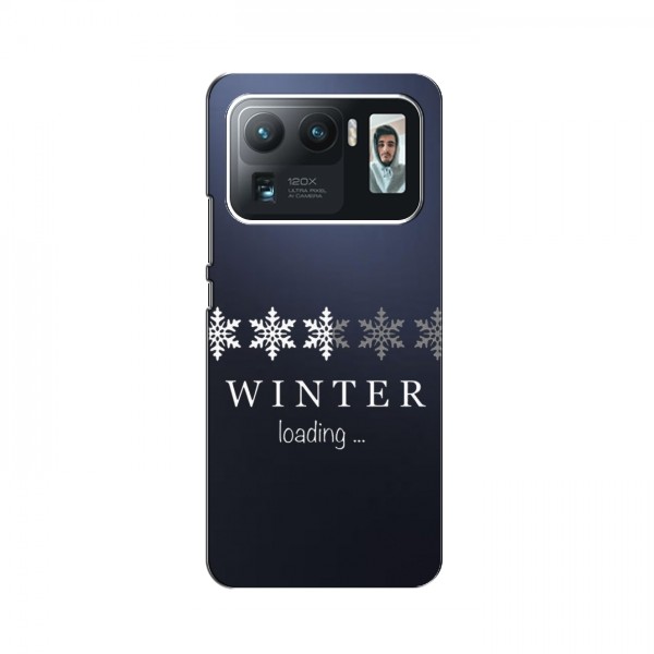 Зимние Чехлы для Xiaomi Mi 11 Ultra - прозрачный фон