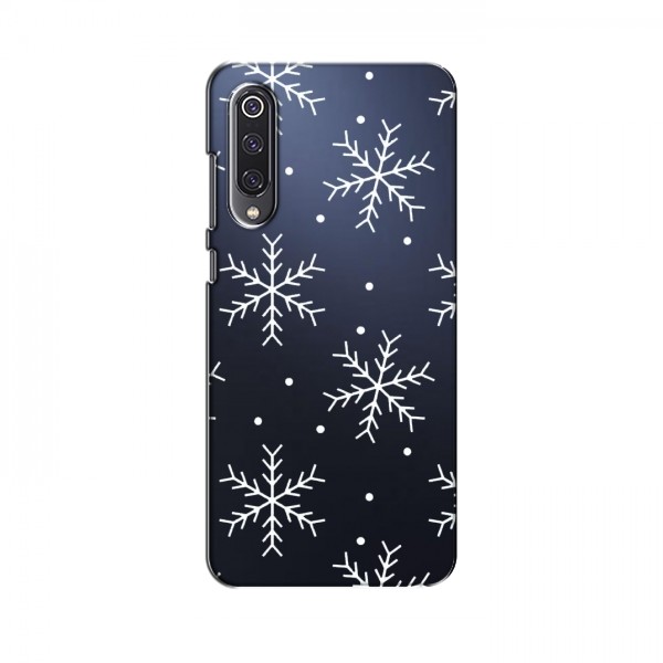 Зимние Чехлы для Xiaomi Mi 9 SE - прозрачный фон