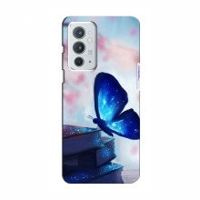 Чехол с печатью (Подарочные) для OnePlus 9RT (AlphaPrint) Бабочка синяя - купить на Floy.com.ua
