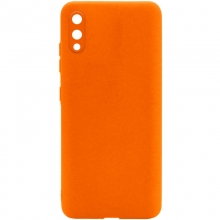 Силиконовый чехол Candy Full Camera для Samsung Galaxy A02 Оранжевый - купить на Floy.com.ua