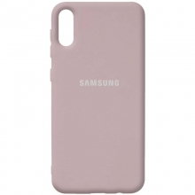 Чехол Silicone Cover Full Protective (AA) для Samsung Galaxy A02 Серый - купить на Floy.com.ua