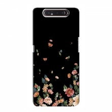 Защитные чехлы для Samsung Galaxy A80 2019 ( A805F ) (AlphaPrint) с печатью (ХИТ продаж) Цветочки - купить на Floy.com.ua