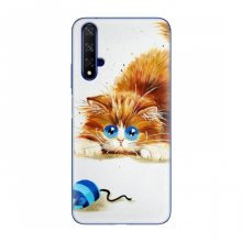 Чехлы с Котиками для Huawei Honor 20 (VPrint) Котик и мишка - купить на Floy.com.ua