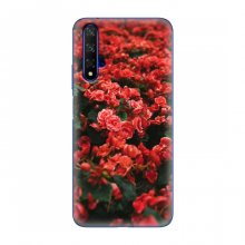 Чехлы с Цветами для Huawei Honor 20 (VPrint) Цветы красные - купить на Floy.com.ua