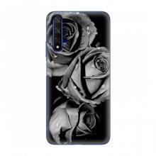 Чехлы с Цветами для Huawei Honor 20 (VPrint) Черная роза - купить на Floy.com.ua