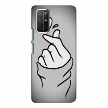 Чехол с принтом для Huawei 30s (AlphaPrint - Знак сердечка) Серый фон - купить на Floy.com.ua