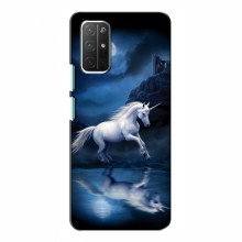 Чехол с принтом (на черном) для Huawei 30s (AlphaPrint) Единорог в лесу - купить на Floy.com.ua