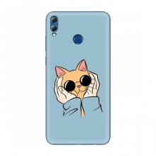 Чехол на Huawei Honor 8X Max с Котами (VPrint) Котик в очках - купить на Floy.com.ua
