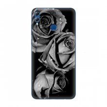 Чехлы с Цветами для Huawei Honor 8X Max (VPrint) Черная роза - купить на Floy.com.ua