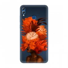Чехлы (ART) Цветы на Huawei Honor 8X Max (VPrint) Оранжевые цветы - купить на Floy.com.ua