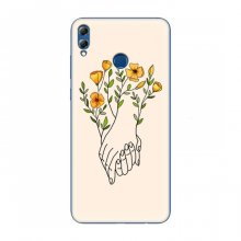 Чехлы (ART) Цветы на Huawei Honor 8X Max (VPrint) Руки любви - купить на Floy.com.ua