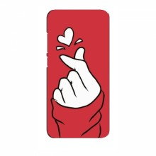 Чехол с принтом для Huawei Honor 9X Lite (2020) (AlphaPrint - Знак сердечка) Красный фон - купить на Floy.com.ua