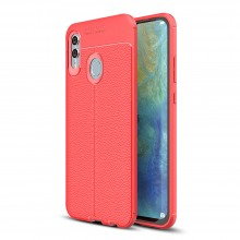 Противоударный чехол TORAISE с имитацией кожи для Huawei P Smart 2019/ Honor 10 Lite Красный - купить на Floy.com.ua