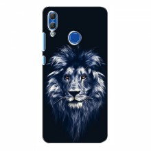 Чехол с принтом (Прикольные) для Huawei Honor 10 Lite (AlphaPrint) Лев - синий - купить на Floy.com.ua