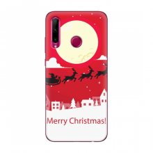 Рождественские Чехлы для Huawei Honor 10i (VPrint) Санта с оленями - купить на Floy.com.ua