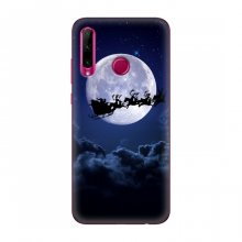 Новогодние Чехлы для Huawei Honor 10i (VPrint) Санта - луна - купить на Floy.com.ua