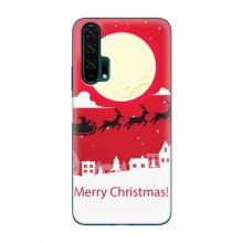 Рождественские Чехлы для Huawei Honor 20 Pro (VPrint) Санта с оленями - купить на Floy.com.ua