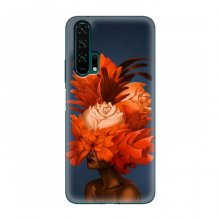 Чехлы (ART) Цветы на Huawei Honor 20 Pro (VPrint) Оранжевые цветы - купить на Floy.com.ua