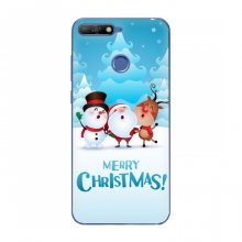 Рождественские Чехлы для Huawei Honor 7A Pro (VPrint) merry christmas - купить на Floy.com.ua
