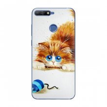 Чехлы с Котиками для Huawei Honor 7A Pro (VPrint) Котик и мишка - купить на Floy.com.ua