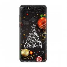 Рождественские Чехлы для Huawei Honor 7C Pro (VPrint) Елочка - купить на Floy.com.ua