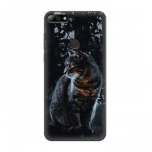 Чехол на Huawei Honor 7C Pro с Котами (VPrint) Стильный кот - купить на Floy.com.ua