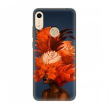 Чехлы (ART) Цветы на Huawei Honor 8A (VPrint) Оранжевые цветы - купить на Floy.com.ua