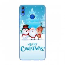 Рождественские Чехлы для Huawei Honor 8X (VPrint) merry christmas - купить на Floy.com.ua