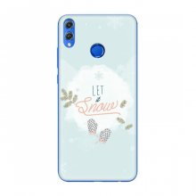 Рождественские Чехлы для Huawei Honor 8X (VPrint) Let Snow - купить на Floy.com.ua