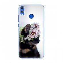 Чехол на Huawei Honor 8X с Котами (VPrint) Кот в цветах - купить на Floy.com.ua