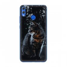 Чехол на Huawei Honor 8X с Котами (VPrint) Стильный кот - купить на Floy.com.ua