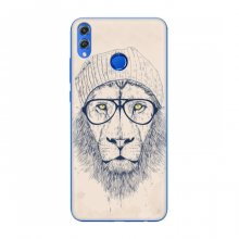 Чехол со Львом для Huawei Honor 8X (VPrint) Лев в очках - купить на Floy.com.ua