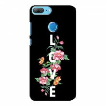 Чехол с принтом (Дизайнерские) для Huawei Honor 9 Lite (AlphaPrint) Цветы - LOVE - купить на Floy.com.ua