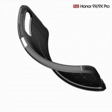 ТПУ накладка с имитацией кожи для Huawei Honor 9X (Hisilicon Kirin 810F)