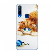 Чехлы с Котиками для Huawei Honor 9X (VPrint) Котик и мишка - купить на Floy.com.ua